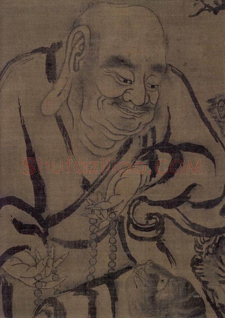 五代 贯休 《罗汉图（2）》 书画作品