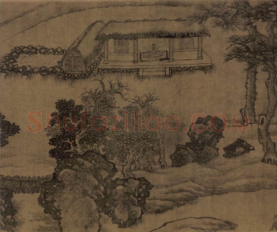 宋朝 佚名 《卢鸿草堂十志图》 书画作品