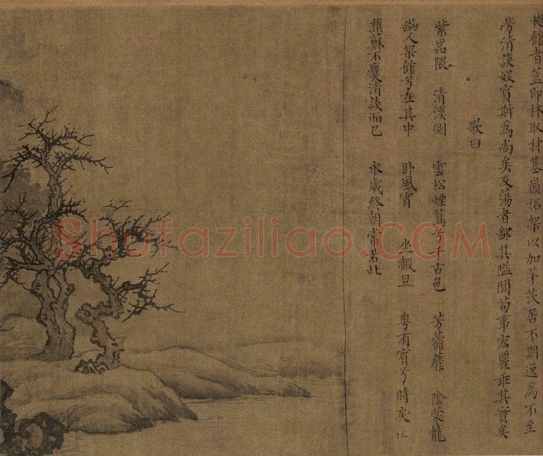 宋朝 佚名 《卢鸿草堂十志图》 书画作品