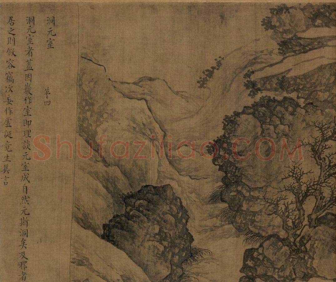 宋朝 佚名 《卢鸿草堂十志图》 书画作品