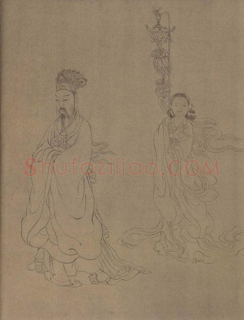 宋朝 佚名 《九歌图》 书画作品