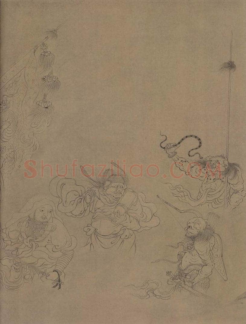 宋朝 佚名 《九歌图》 书画作品