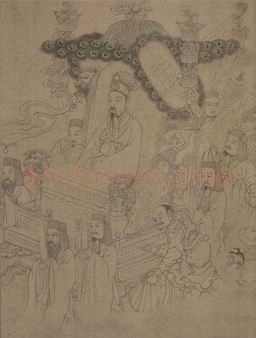 宋朝 佚名 《九歌图》 书画作品