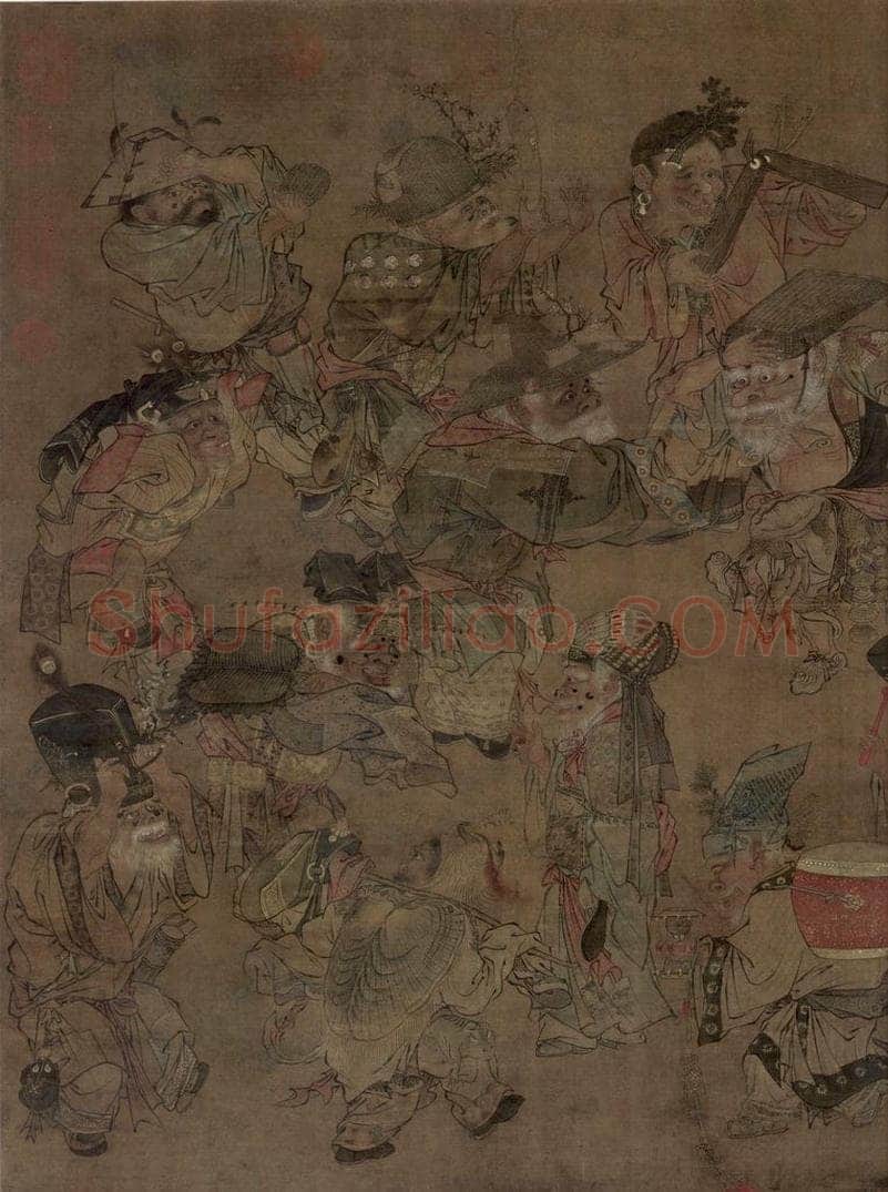 宋朝 佚名 《大傩图》 书画作品