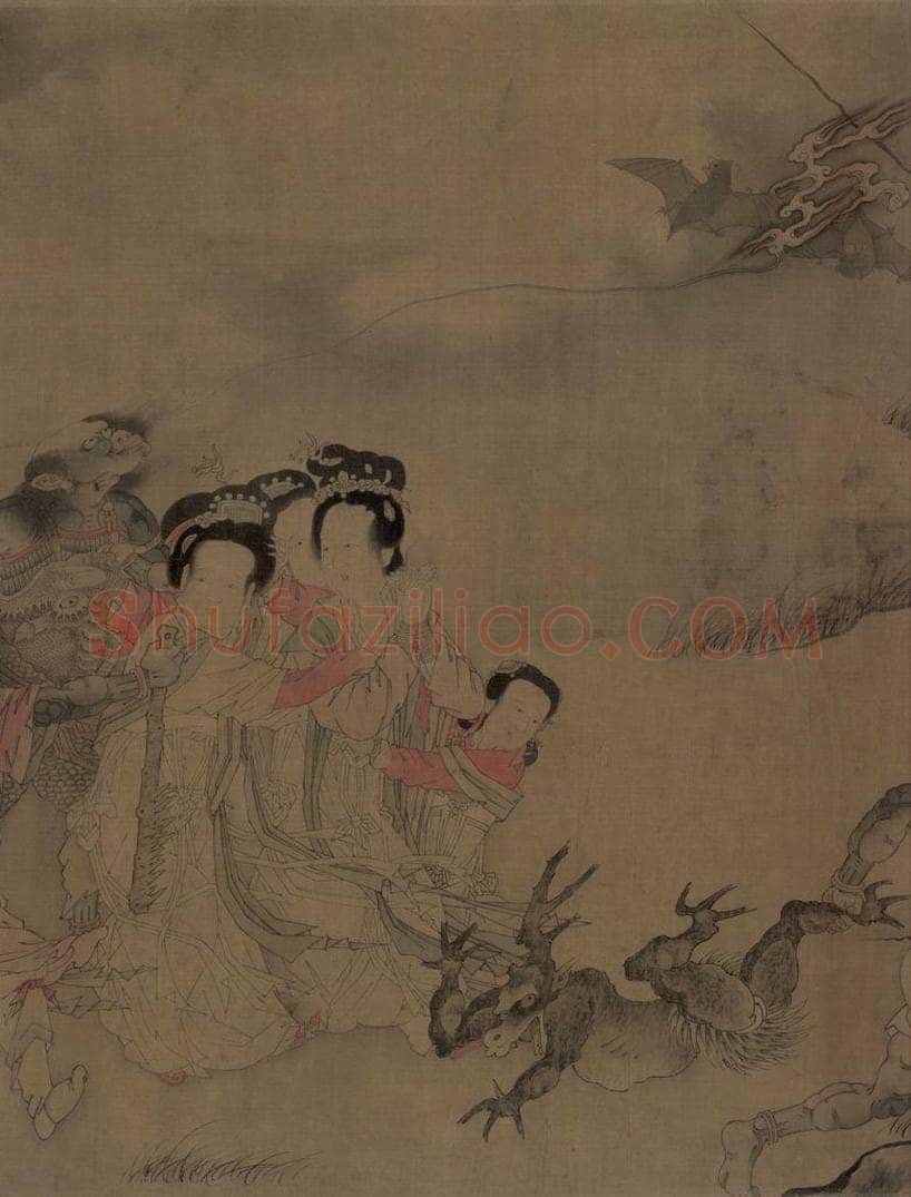 宋朝 佚名 《搜山图》 书画作品