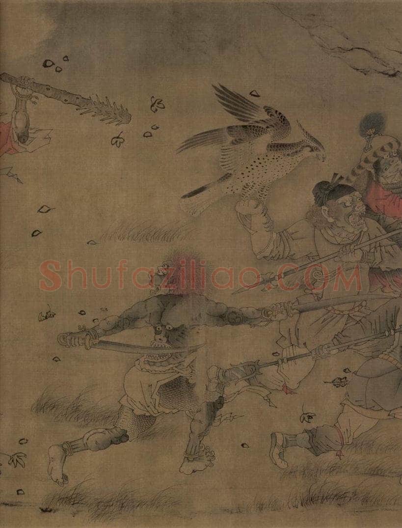 宋朝 佚名 《搜山图》 书画作品