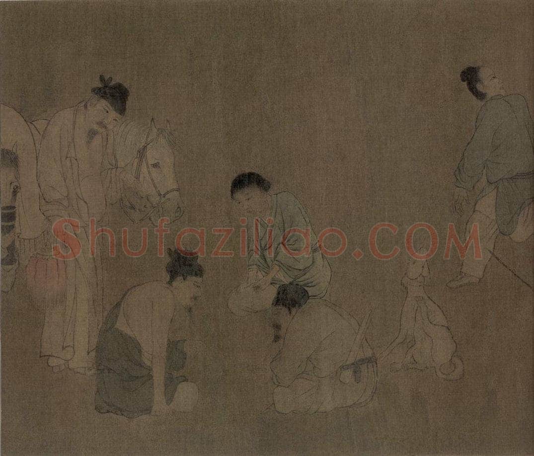 宋朝 佚名 《春宴图》 书画作品