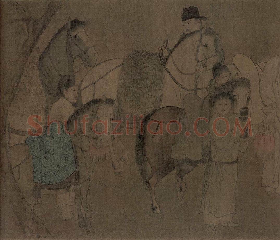 宋朝 佚名 《春宴图》 书画作品