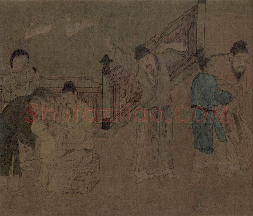 宋朝 佚名 《春宴图》 书画作品