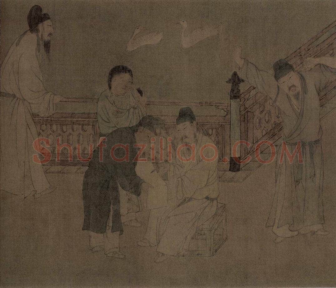 宋朝 佚名 《春宴图》 书画作品