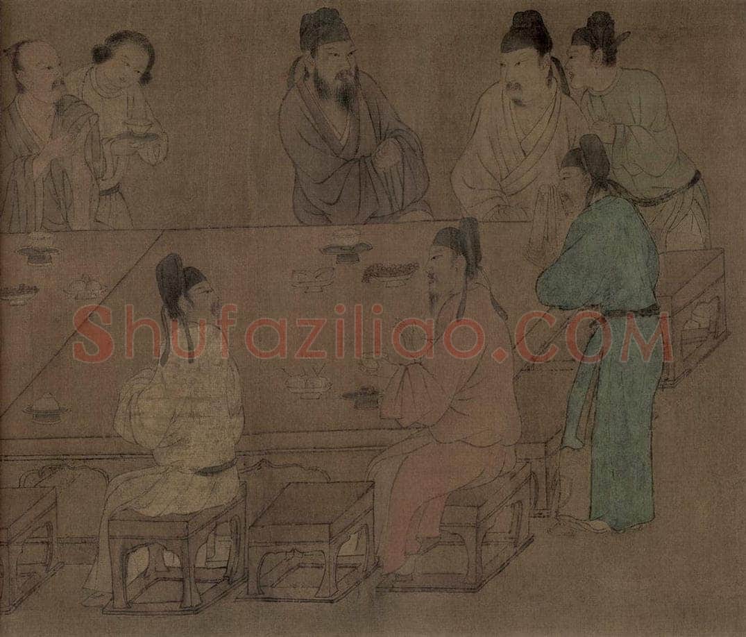 宋朝 佚名 《春宴图》 书画作品