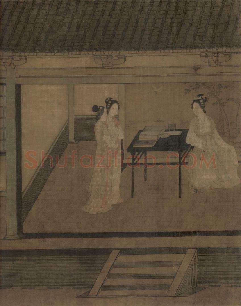 宋 佚名 《女孝经图》 书画作品