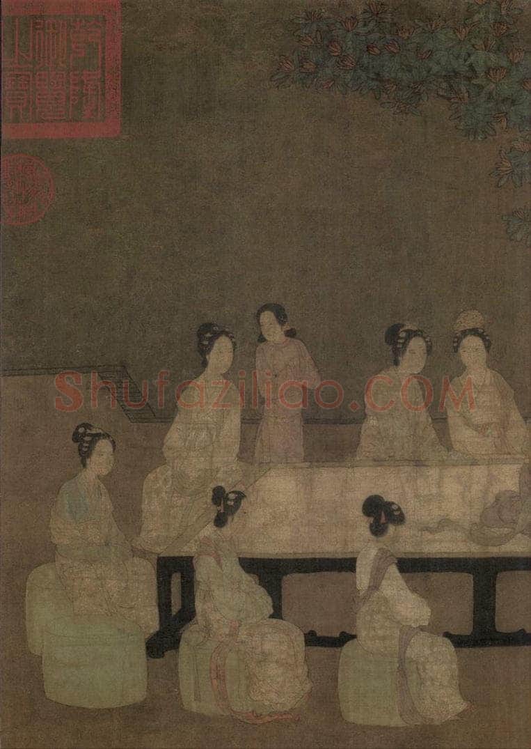 宋 佚名 《女孝经图》 书画作品