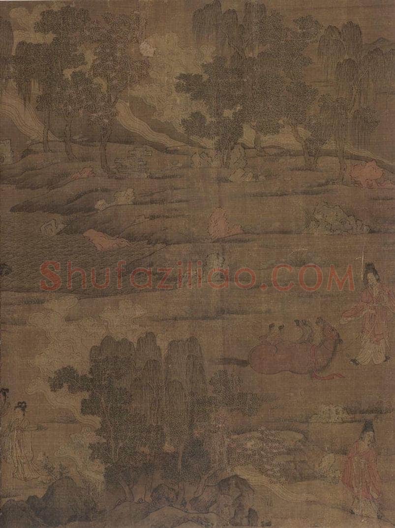 宋 佚名 《洛神赋全图》 书画作品