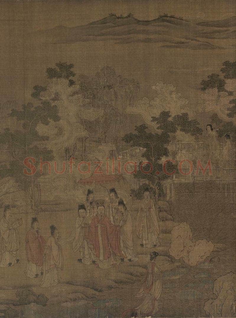宋 佚名 《洛神赋全图》 书画作品