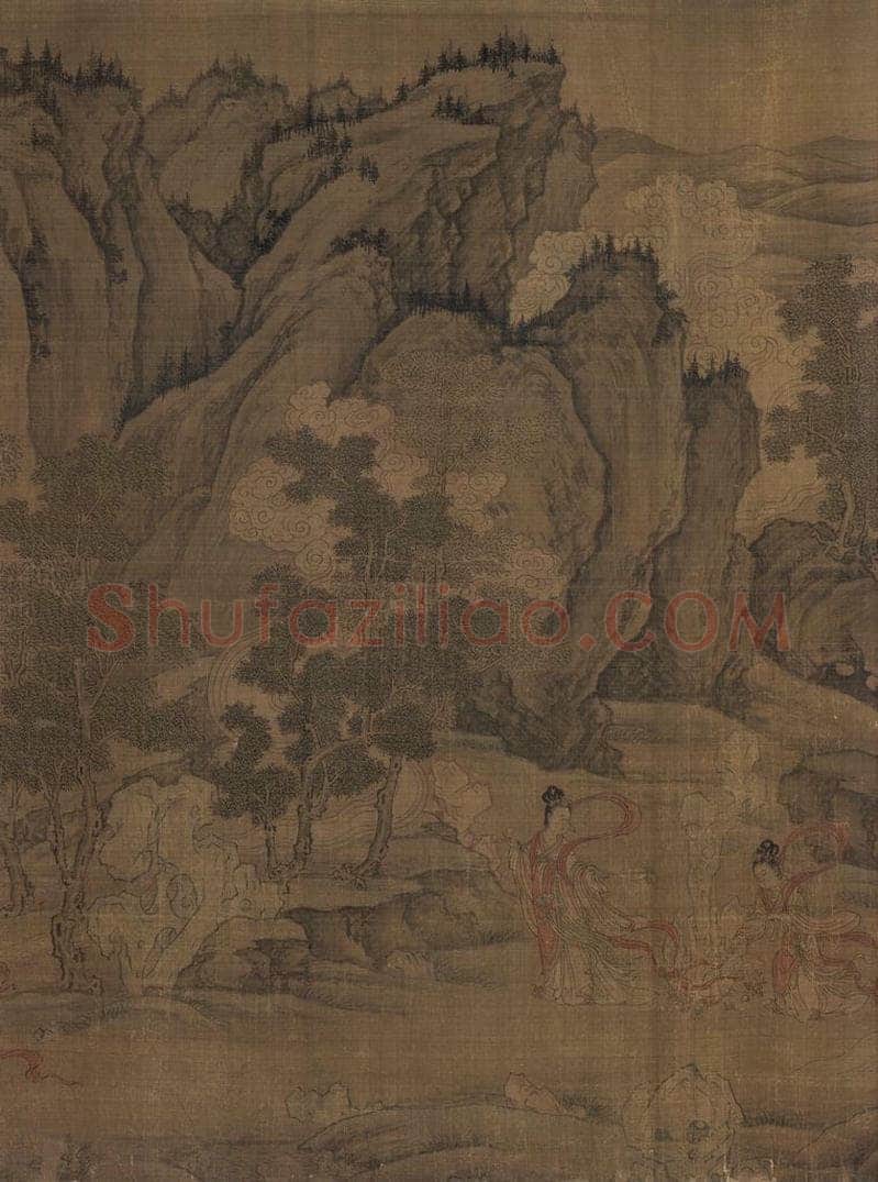 宋 佚名 《洛神赋全图》 书画作品