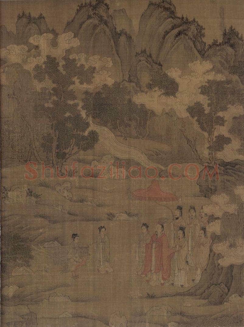 宋 佚名 《洛神赋全图》 书画作品