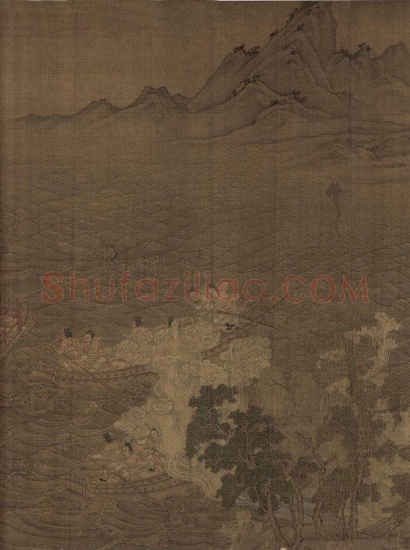 宋 佚名 《洛神赋全图》 书画作品