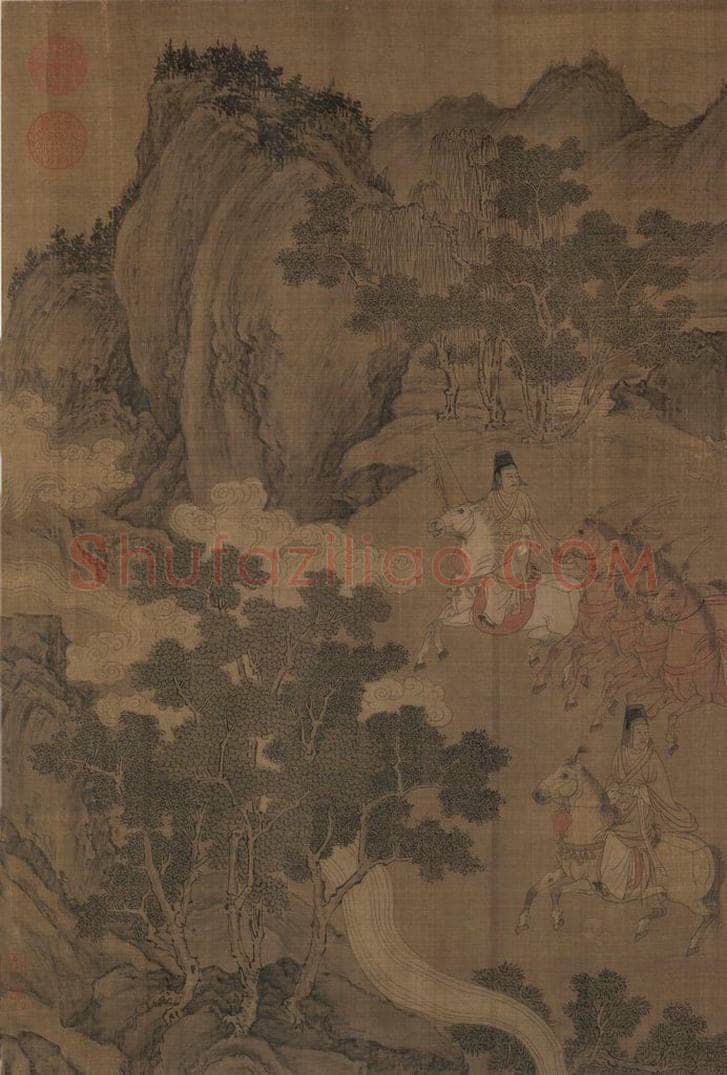 宋 佚名 《洛神赋全图》 书画作品