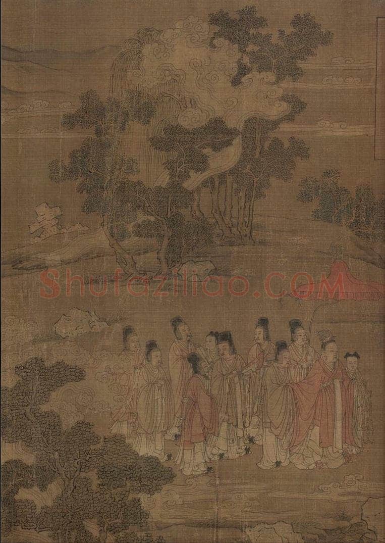 宋 佚名 《洛神赋全图》 书画作品