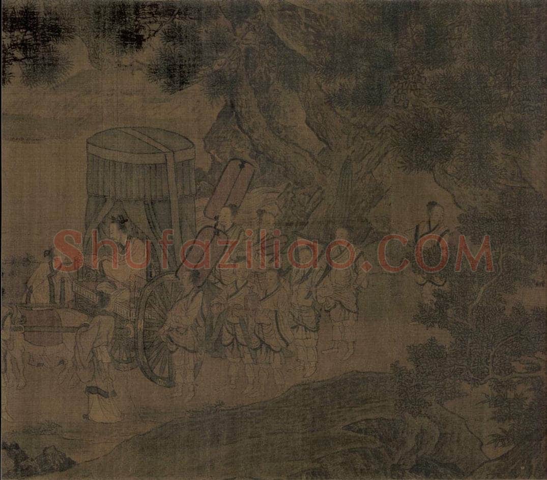 宋 佚名 《洛神赋图》 书画作品