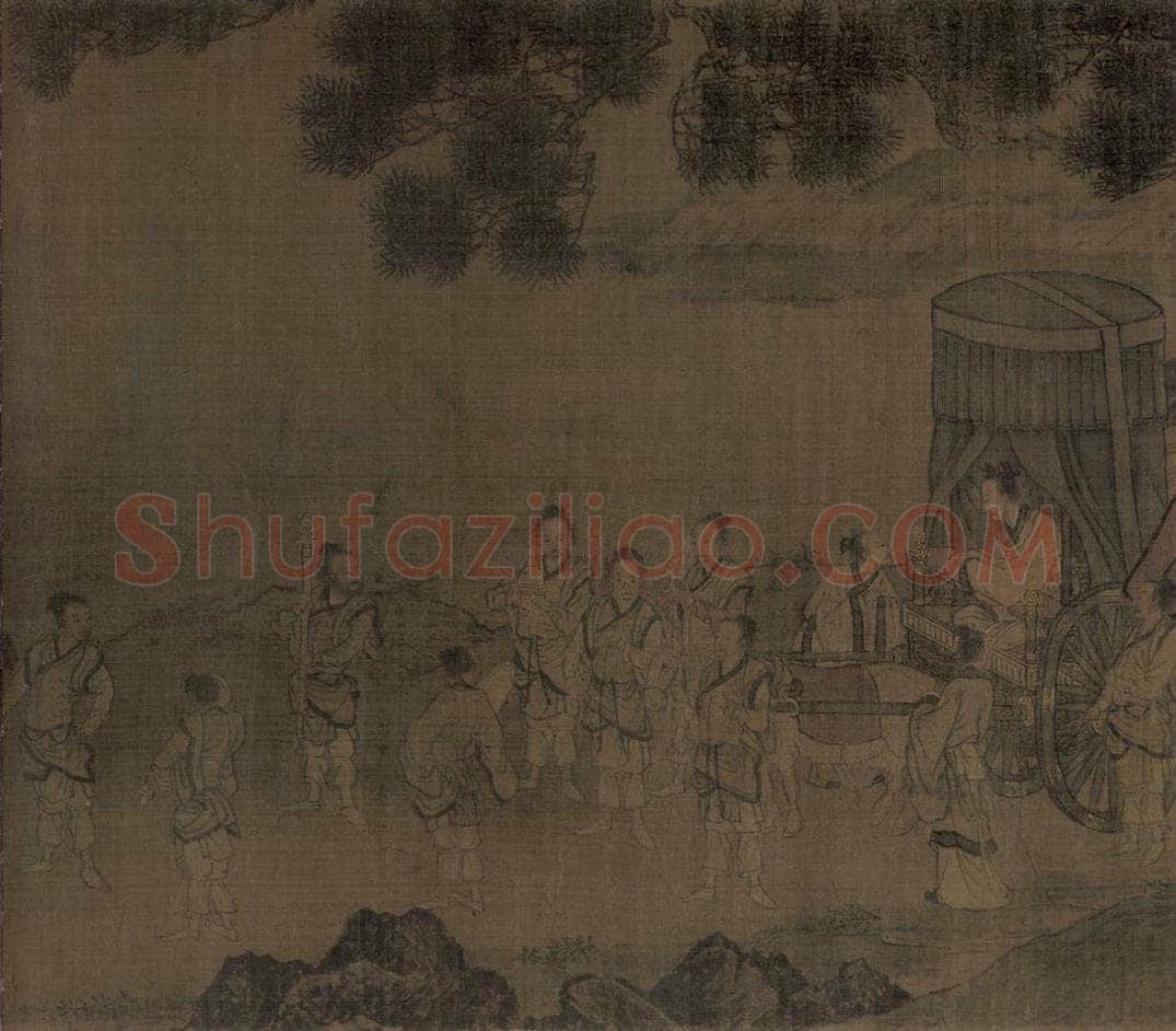 宋 佚名 《洛神赋图》 书画作品