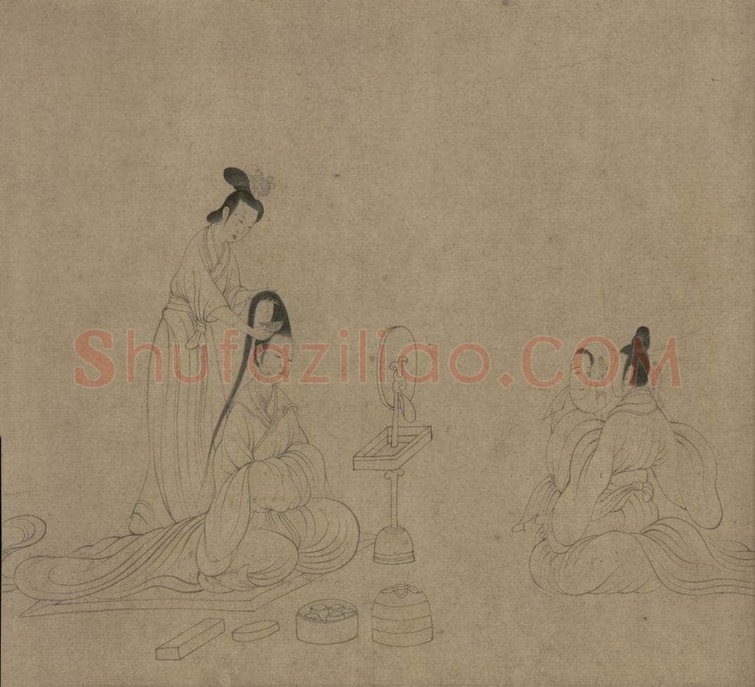 宋 佚名 《女史箴图》 书画作品