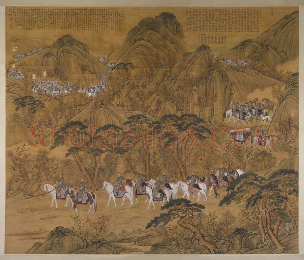 郎世宁哨鹿图轴 | 故宫绘画藏品