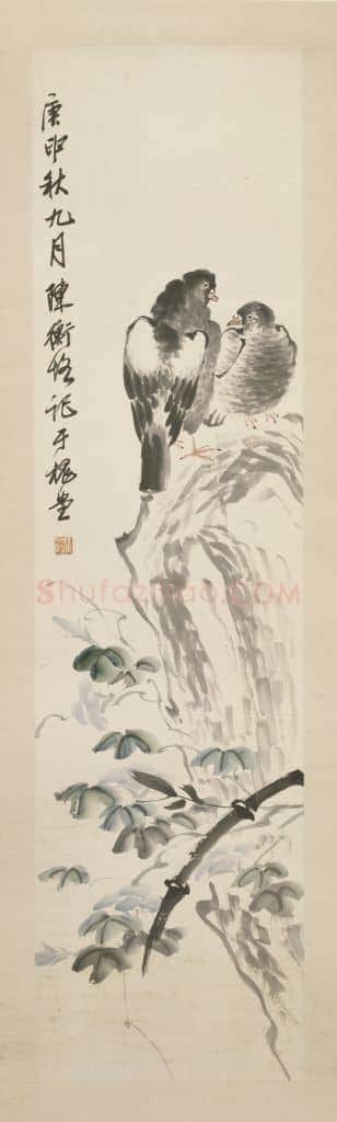 陈师曾斑鸠图轴 | 故宫绘画藏品