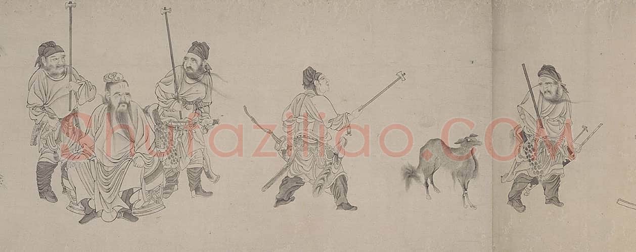 罗聘锁谏图卷 | 故宫绘画藏品