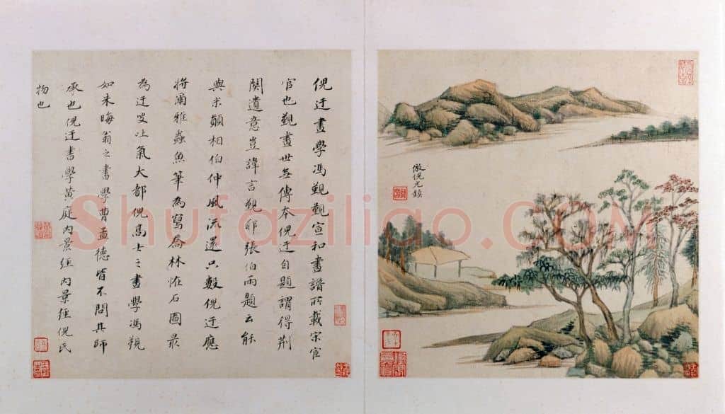 董其昌仿古山水册 | 故宫绘画藏品