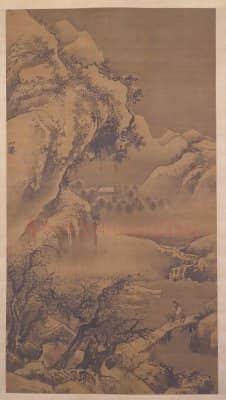 吴伟灞桥风雪图轴 | 故宫绘画藏品