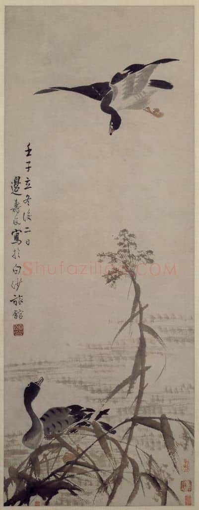边寿民芦雁图轴 | 故宫绘画藏品