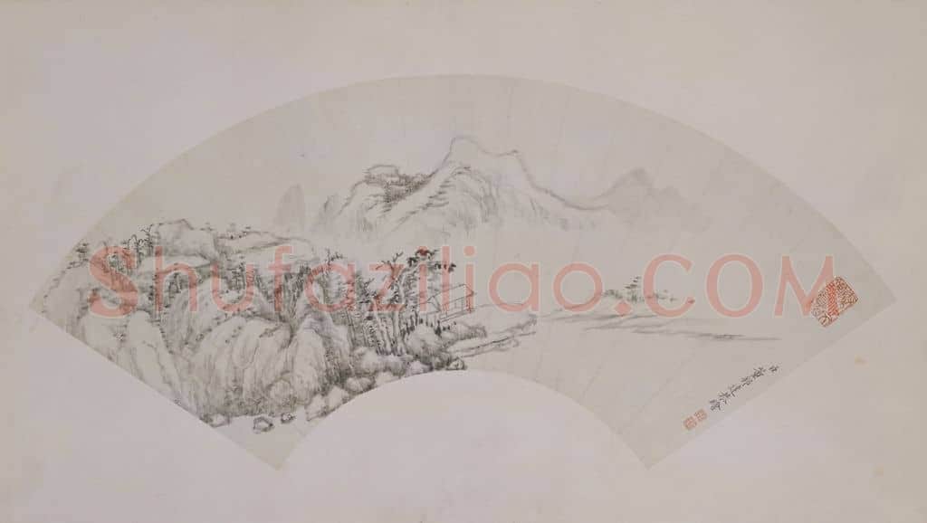董邦达山水图扇页 | 故宫绘画藏品