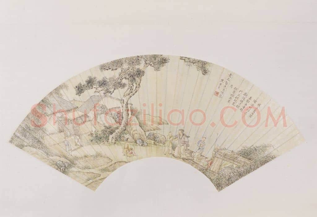 焦秉贞陶渊明归去来辞图扇页 | 故宫绘画藏品