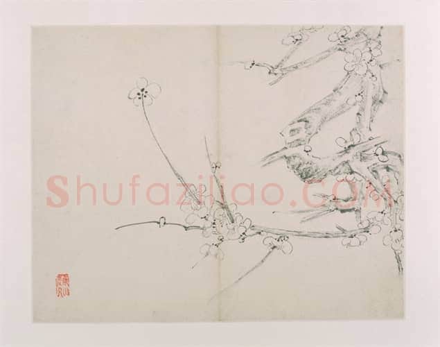 萧云从梅花图册 | 故宫绘画藏品