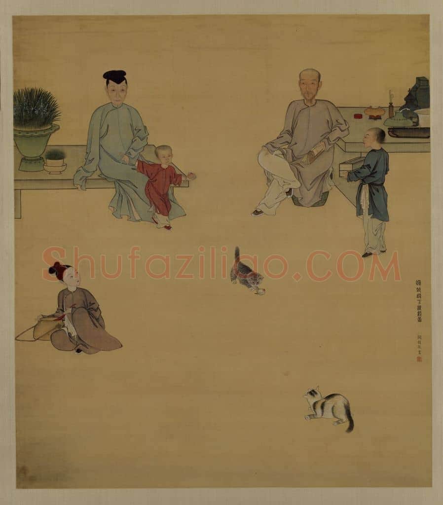 顾铭允禧训经图轴 | 故宫绘画藏品