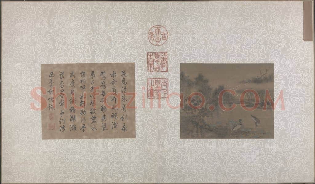 荷塘鸂鵣图页 | 故宫绘画藏品