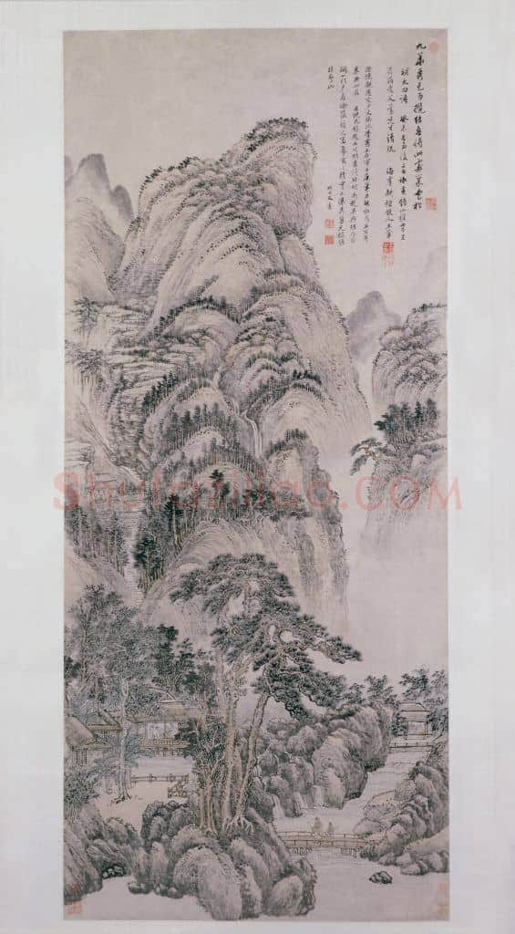 王翚九华秀色图轴 | 故宫绘画藏品
