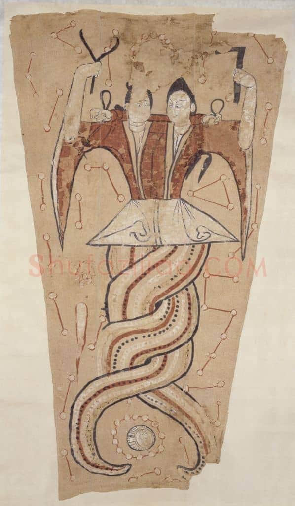 伏羲女娲像页 | 故宫绘画藏品