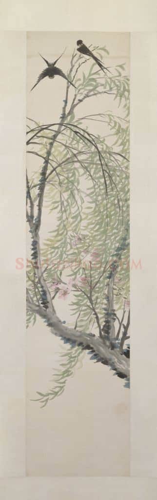 任熊花卉四条屏 | 故宫绘画藏品