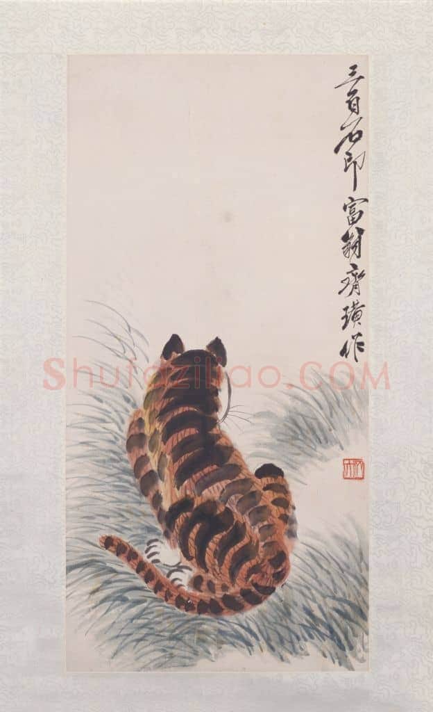齐白石虎图轴 | 故宫绘画藏品