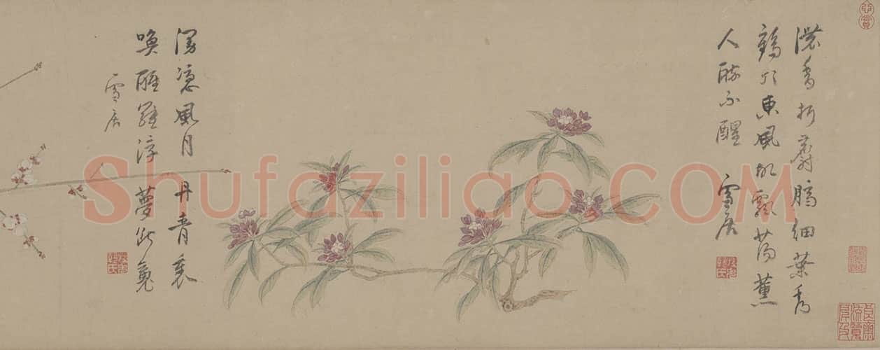孙克弘百花图卷 | 故宫绘画藏品