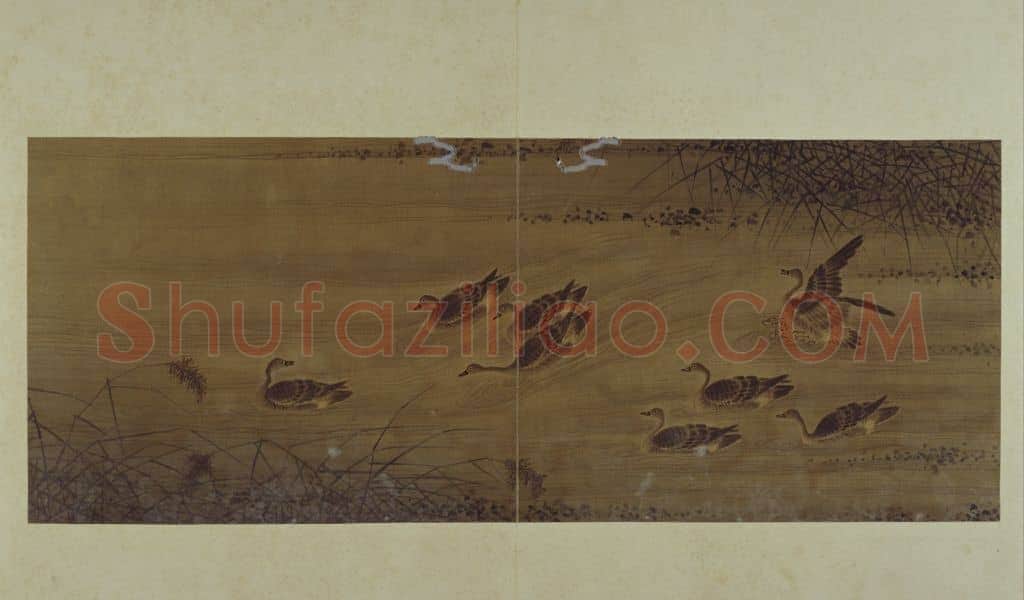 古琴曲《秋鸿》图谱册 | 故宫绘画藏品