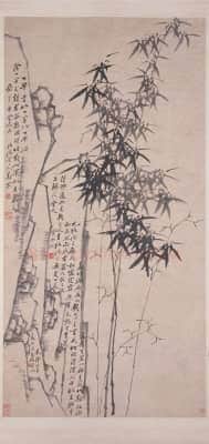 郑燮仿文同竹石图轴 | 故宫绘画藏品