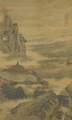 袁江蓬莱仙岛图轴 | 故宫绘画藏品