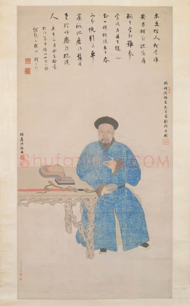 丁以诚铁保像轴 | 故宫绘画藏品