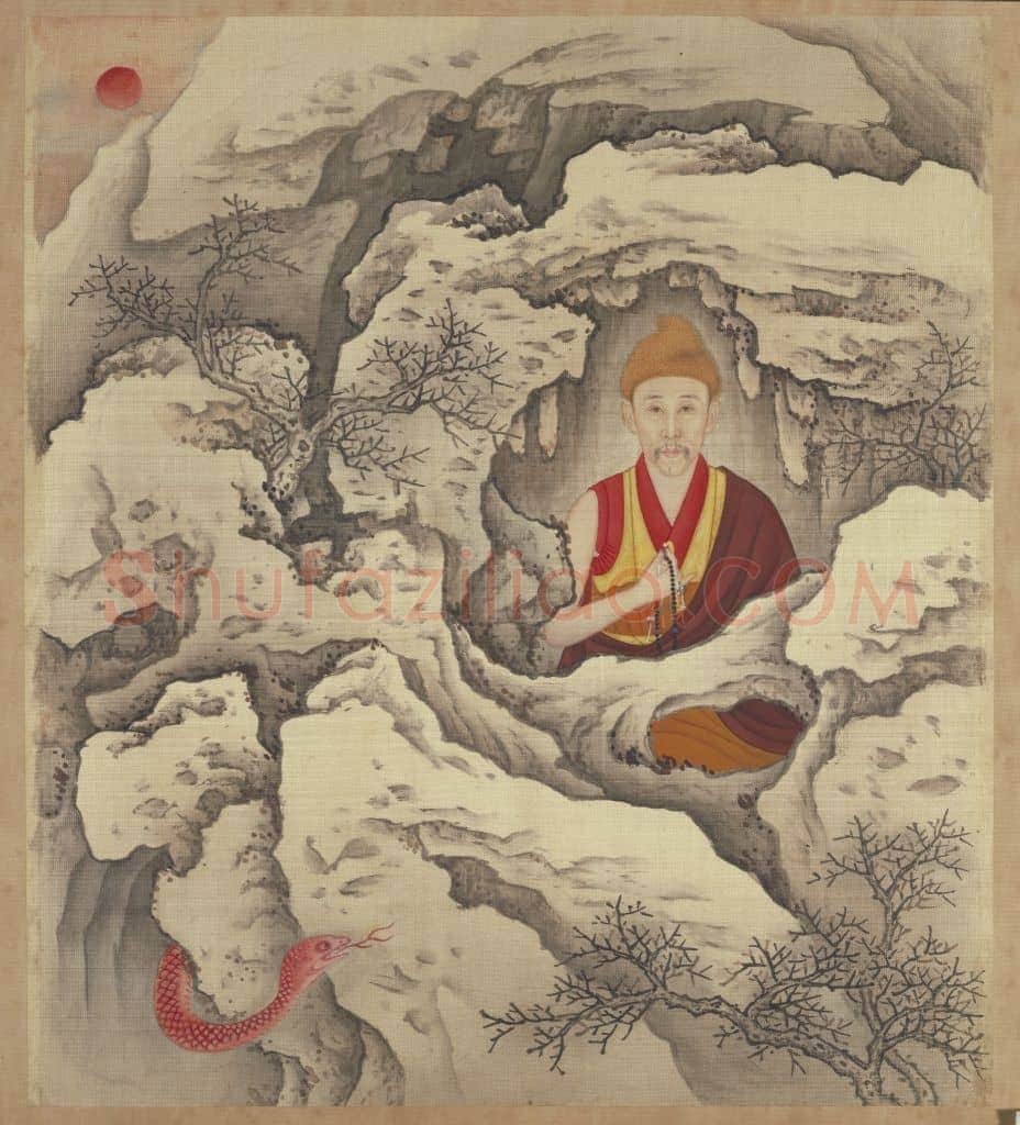 胤禛行乐图册·喇嘛装页 | 故宫绘画藏品