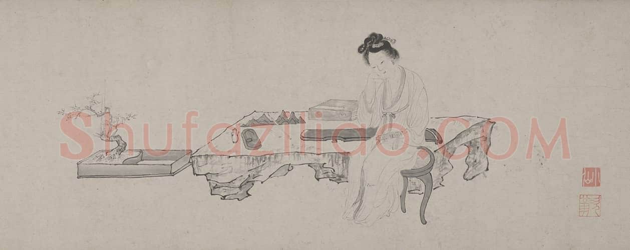 吴伟武陵春图卷 | 故宫绘画藏品