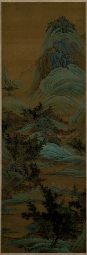 谢荪青绿山水图轴 | 故宫绘画藏品